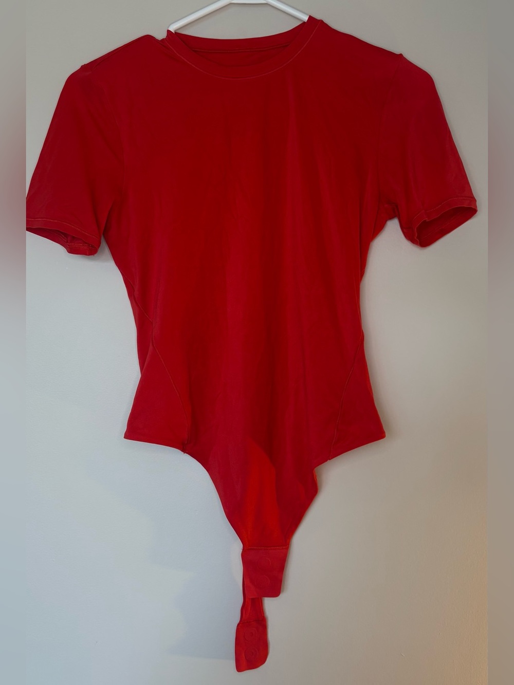 lululemon athletica Red Short-Sleeve Bodysuit